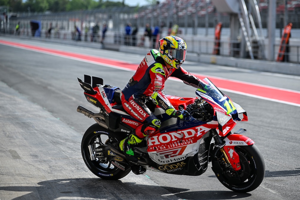 Diogo Moreira Makes Strong Progress in Productive Barcelona MotoGP Test