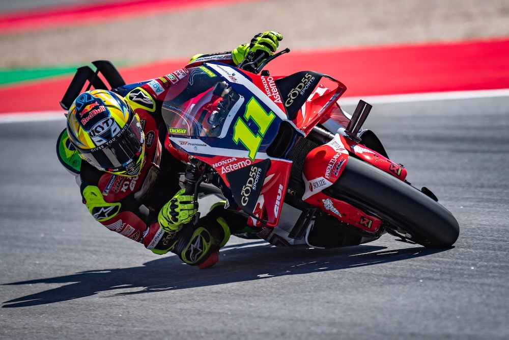 Diogo Moreira Leads Honda Charge with Strong 9th at Aragon GP