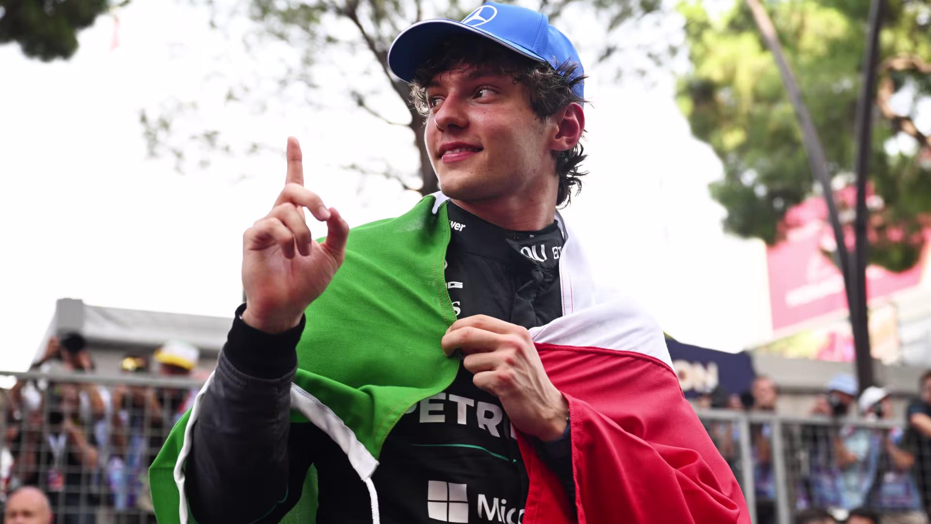Giancarlo Fisichella Celebrates Antonelli Ending Italy’s 20-Year F1 Winning Wait