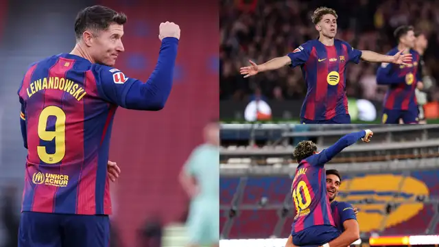 Barcelona player ratings vs Athletic Club: Welcome home, Barca! Robert Lewandowski scores first goal back at Camp Nou as Ferran Torres brace and Fermin Lopez strike round out comfortable win on Blaugrana's return to fabled stadium Player ratings Barcelona  FEATURES Barcelona vs Athletic Bilbao Athletic Bilbao  LaLiga F. Lopez R. Lewandowski F. Torres L. Yamal