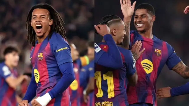 Barcelona player ratings vs Eintracht Frankfurt: Jules Kounde to the rescue! Unlikely hero secures huge Champions League win as super-sub Marcus Rashford sparks fightback