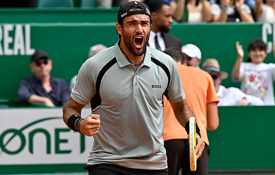 Berrettini Delivers Rare 6‑0, 6‑0 Win Over Medvedev in Monte Carlo