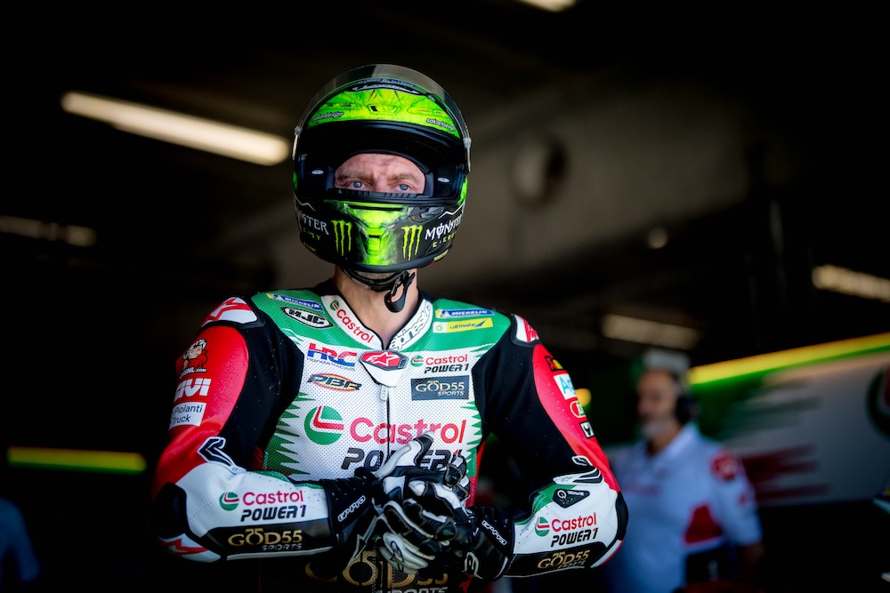 Cal Crutchlow Builds Confidence in Solid Friday for Castrol Honda LCR