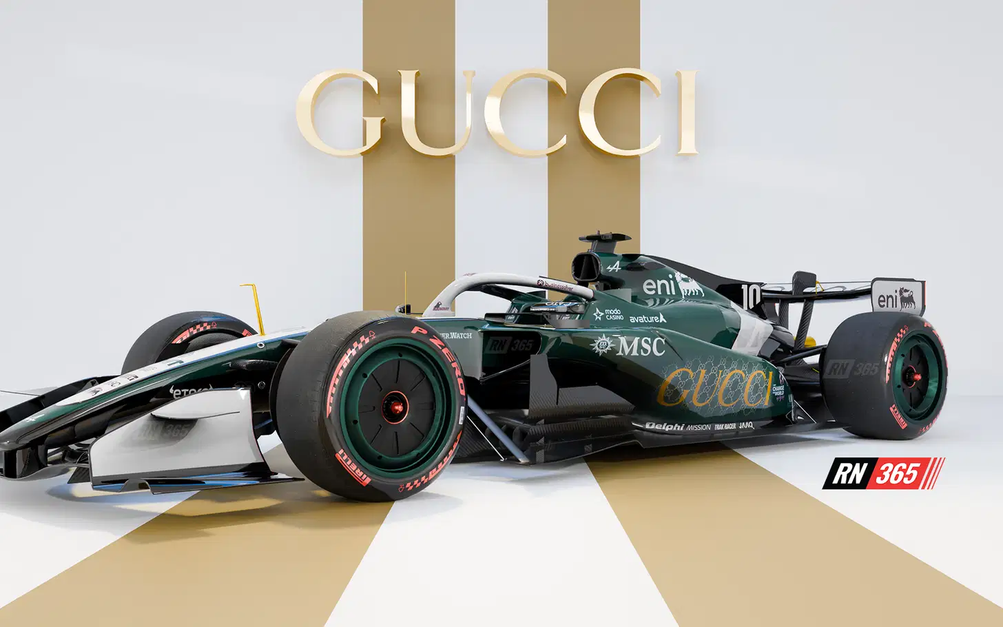 Alpine and Gucci Unite in Blockbuster F1 Title Partnership