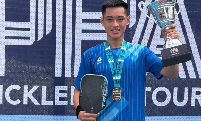 Hien Truong, Hoang Nam Ly, Jimmy Liong Go 1-2-3 in Asian Sweep at Melbourne Pickleball Cup