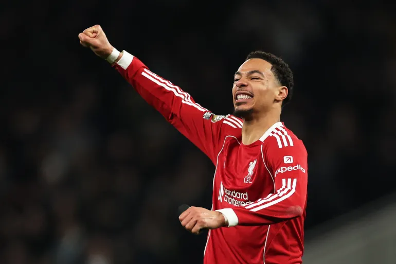 Ekitike and Isak fire Liverpool past nine-man Tottenham