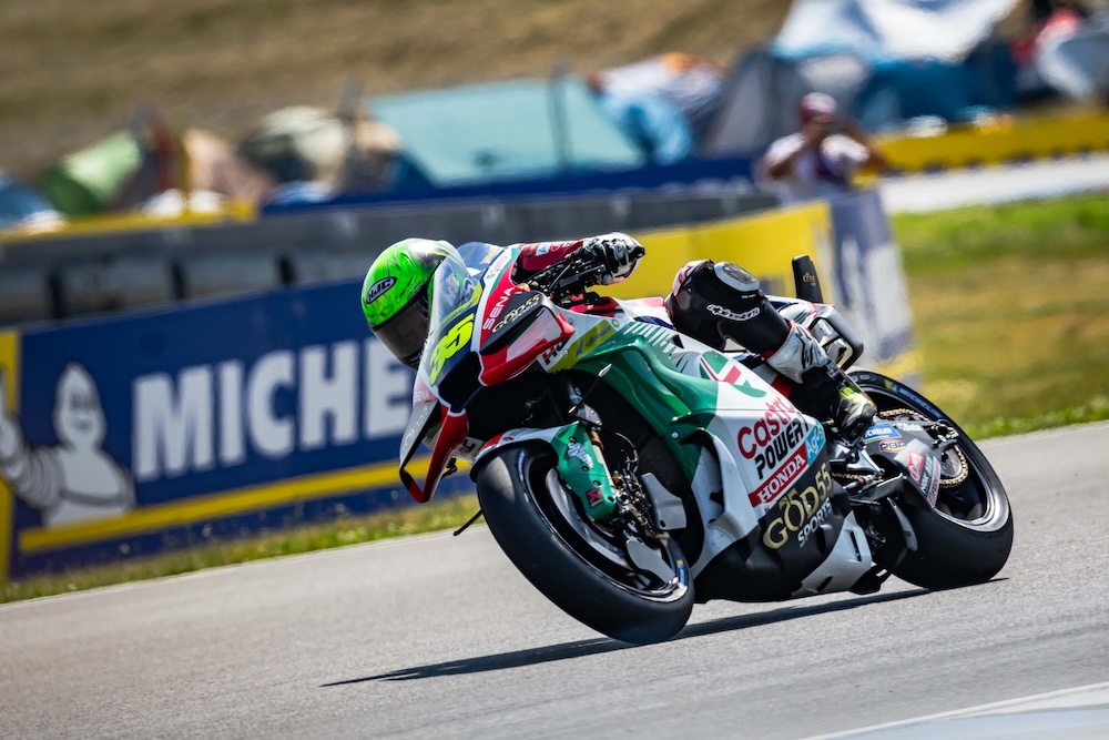 Late Crash Denies Cal Crutchlow Finish in Challenging Brno Sprint