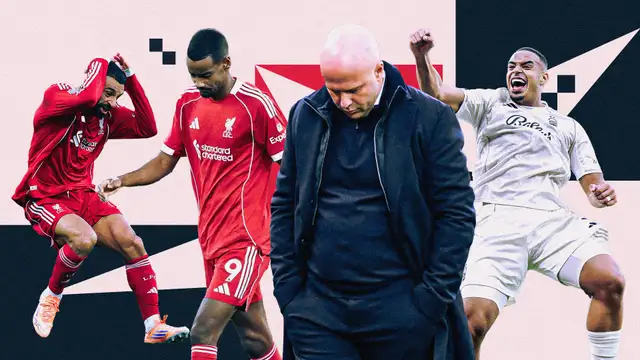 Liverpool player ratings vs Nottingham Forest: 15 touches! Awful Alexander Isak goes completely missing as pressure mounts on Arne Slot after Reds rumbled yet again