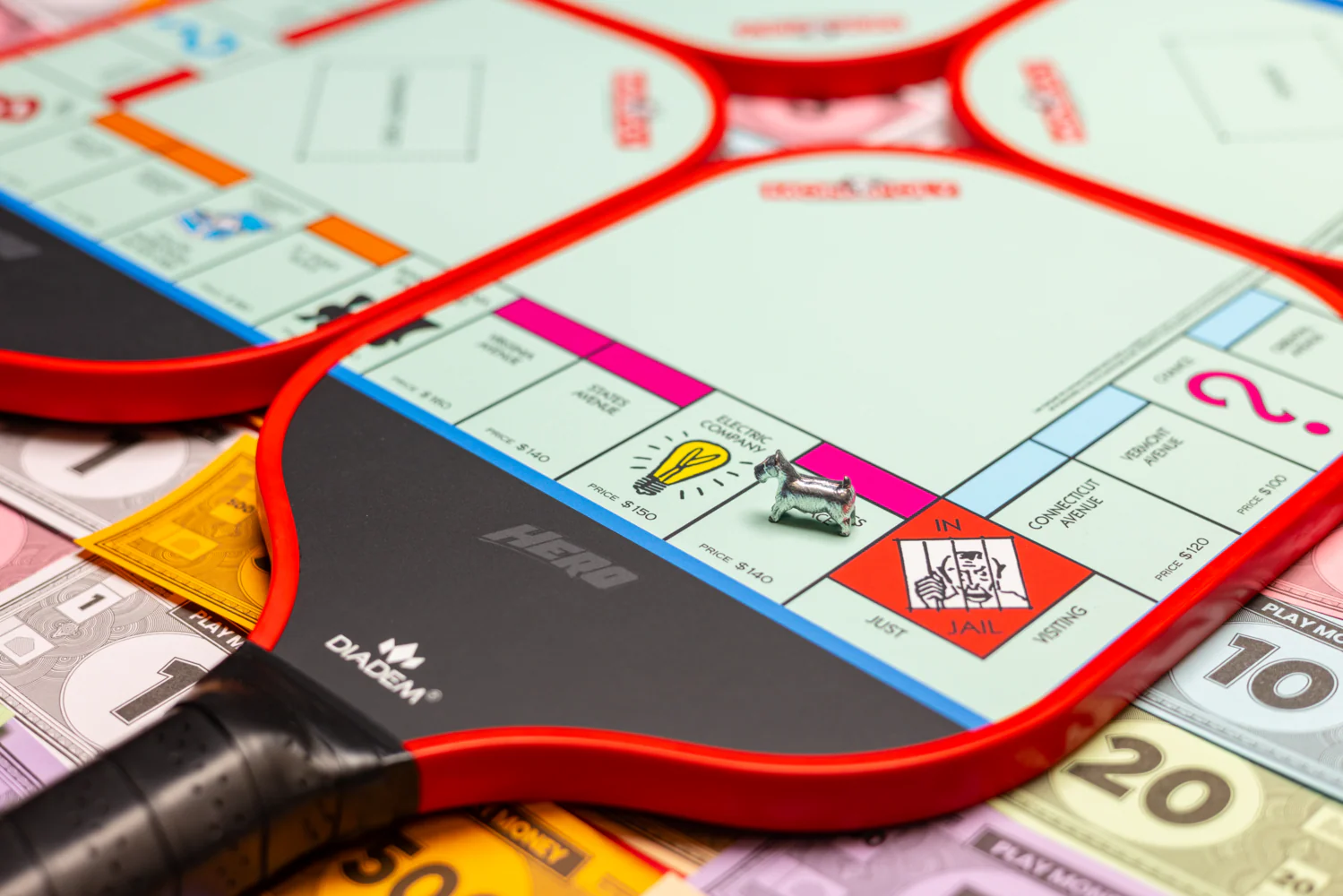 Diadem Sports Teams Up With Monopoly for Limited-Edition Pickleball Paddle Collection