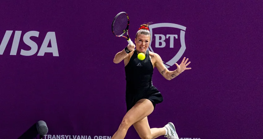 Oleksandra Oliynykova Stuns Wang Xinyu to Reach First WTA Semifinal at Transylvania Open