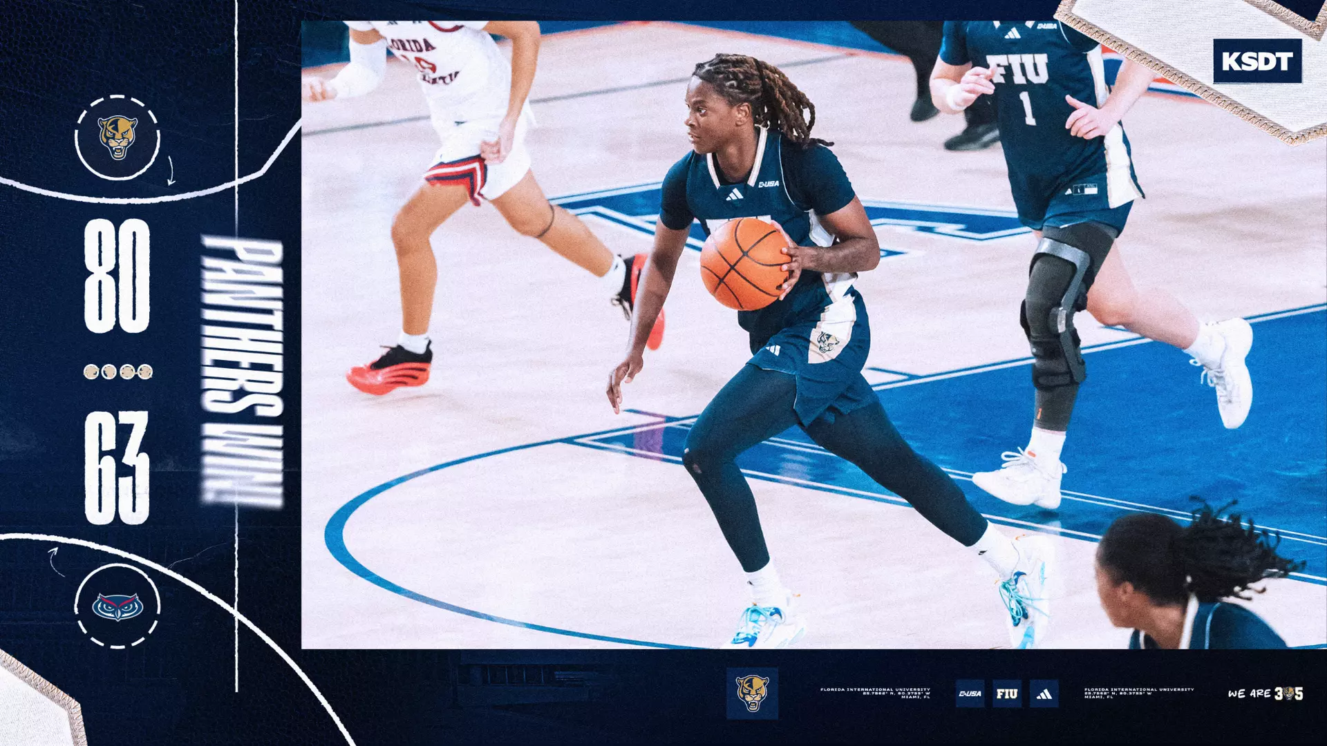 Women’s Basketball Defeats Florida Atlantic in South Florida Matchup